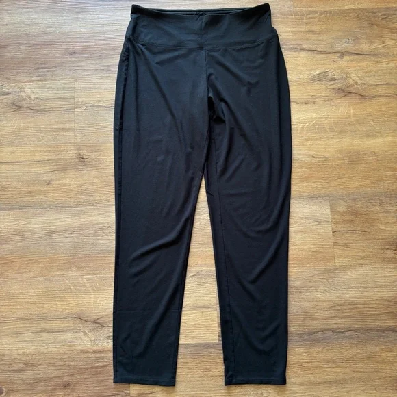 J. Jill Black Wearever Collection Smoothest Fit Slim Leg Knit Pants Sz. M (b2) - Picture 1 of 5